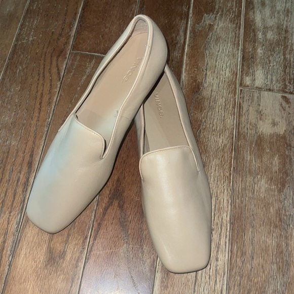 VINCE Brette Leather Easy Loafer in Cappuccino - Picture 3 of 8